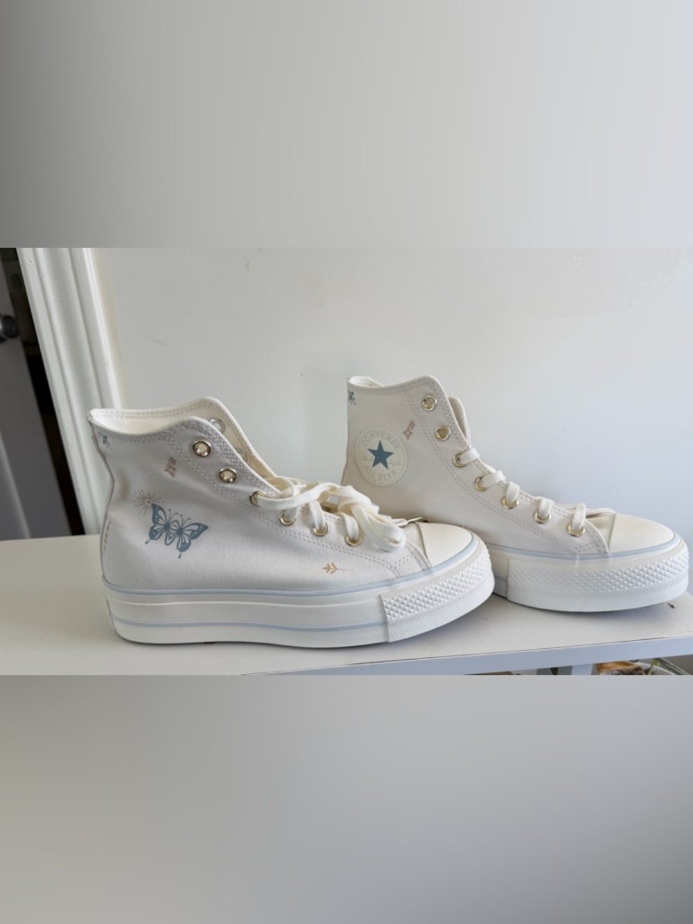 Women's Converse All Star Lift Platform High Tiny Tattoos A07135C Shoes